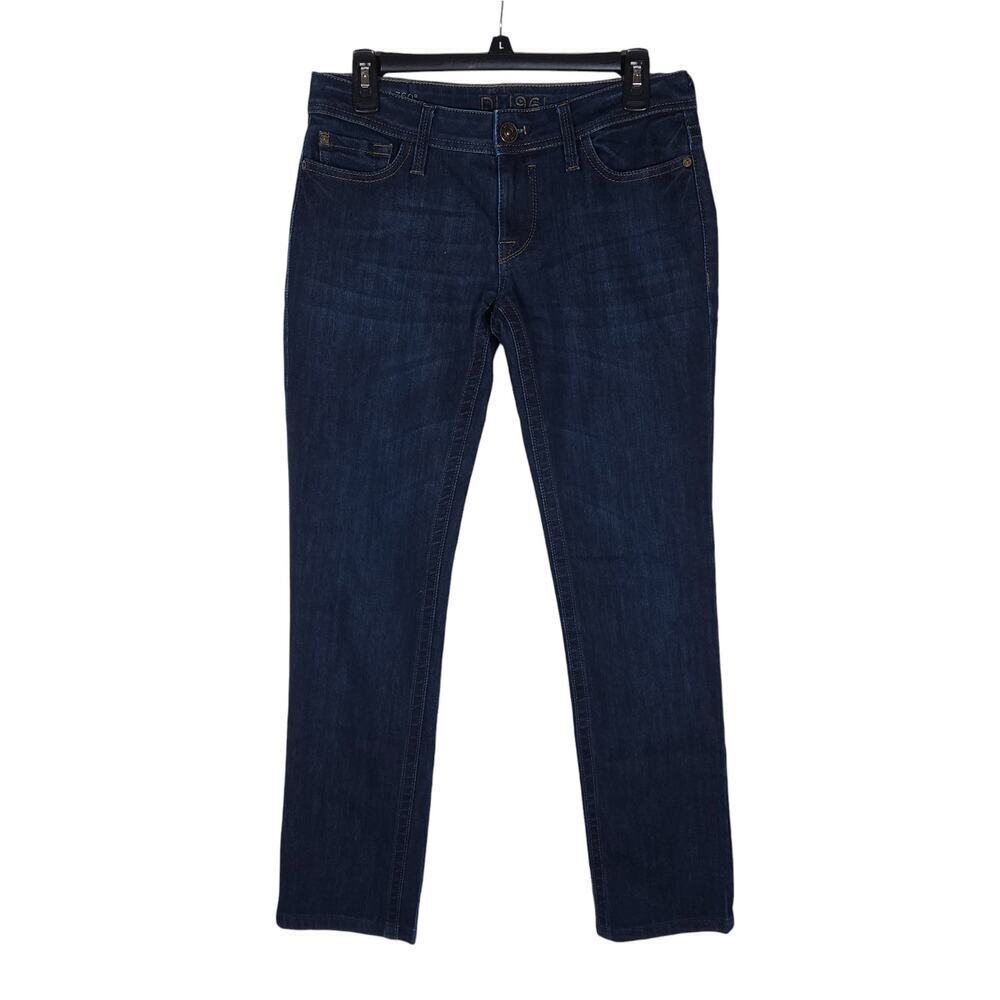 DL1961 Womens Kate Jeans 28 Blue Dark Wash Low Rise Slim Straight Ankle Denim